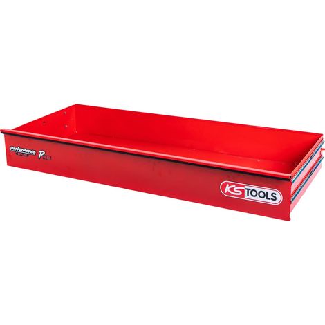 KS TOOLS Schublade mit Logo und Kugelführung zu Werkstattwagen P40 1429x568x180 mm - 873.6008-R002P Cajón KS TOOLS con logo y guía de bolas para carro de taller P40 1429x56