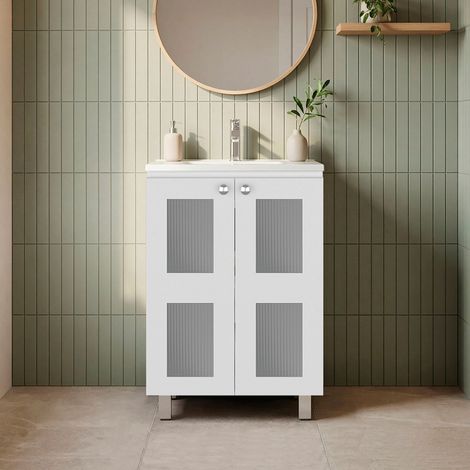 Mueble para Baño de 2 Puertas TuHome Haysi 88,9 x 59,94 x 44,96 cm (1/5)