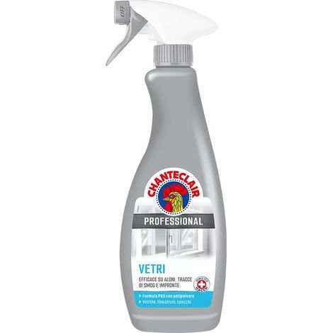 VETRI MULTIUSO SPRAY 'CHANTECLAIR PROFESSIONAL' ml. 700- 8 pezzi - CHANTECLAIR