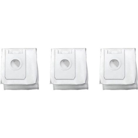 Sac à Poussière - Pour Robot Aspirateur Conga 2290 - Papier Jetable Double Couche - Haute Performance Filtration - 145 x 120 mm - Blanc - Lot de 3 (1/4)