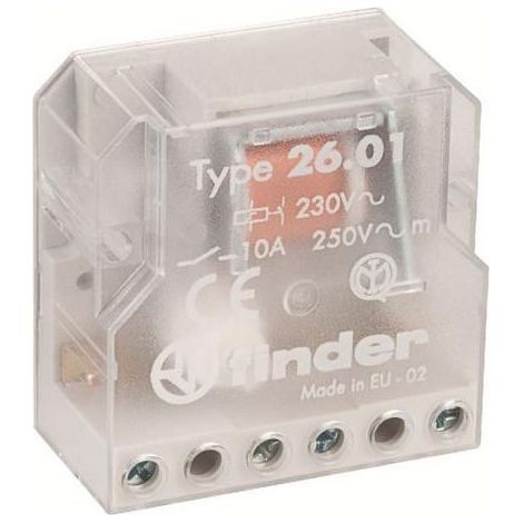 Teleruttore scatola 230Vca 1NO 10A