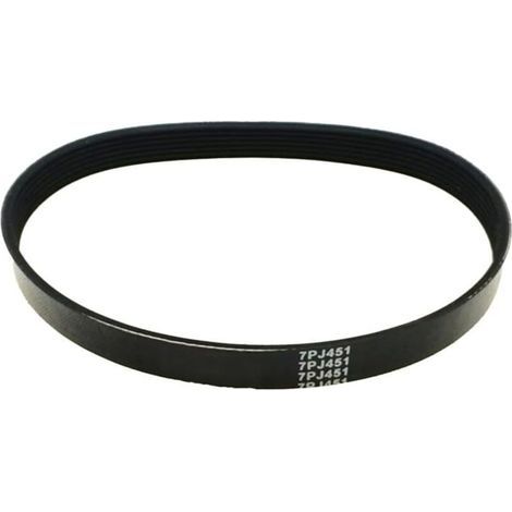 Courroie D'Entraînement 7 Nervures 7Pj451 De 16 Mm De Large Pour Tondeuse À Gazon Bosch Rotak 320 Circonférence Extérieure 451 Mm Courroie De Rechange Pour Équipement De Jardin Et Tondeuses À Gazon (2 (1/4)