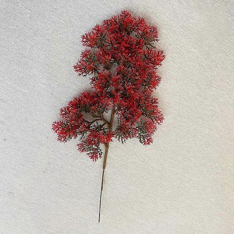 Falaises artificielles et branches de pin, fausses branches pour la décoration de paysagerouge (1/5)
