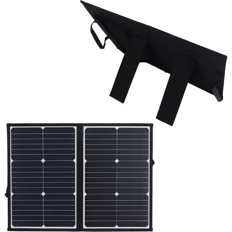 Caricabatterie a pannello solare da 40 W 18 V impermeabile, portatile, leggero e pieghevole per campeggio e ciclismo. (1/5)