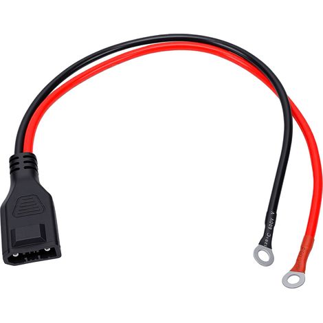 Câble d'extension de remplacement 50A pour batterie EcoFlow DELTA 2 Max 3 Plus et WAVE, ligne 0.5m/1,64 pieds 8AWG (1/5)