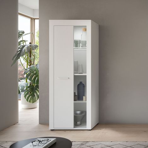 Vitrine 60x35x159 cm blanc - JAMO (1/5)