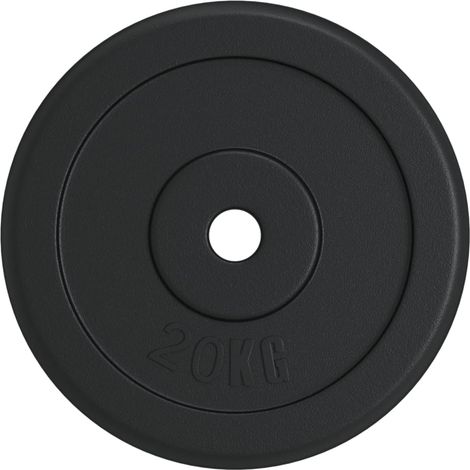 Plaque de poids 20 kg Fonte