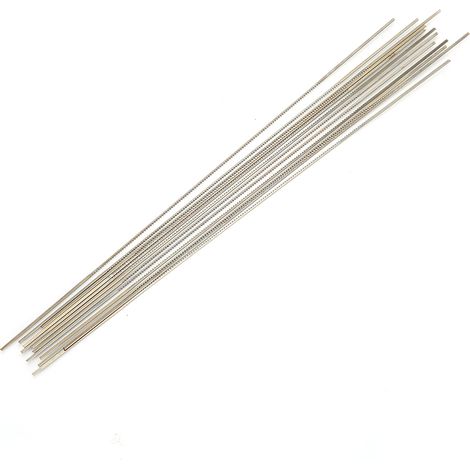 12 Lames de Scie à Bijoux en Acier Tungstène, Lames de Scie Double Tranchant pour Découpe Précise