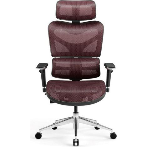 Diablo V-Commander sedia da ufficio nera e bordeaux ergonomica