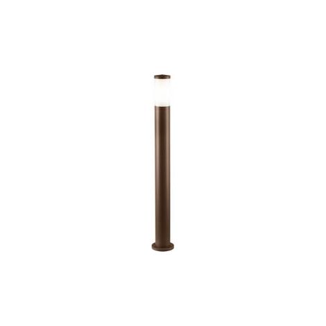 Lámpara exterior de aluminio fundido con difusor opalino de alta luminosidad corten (1/4)