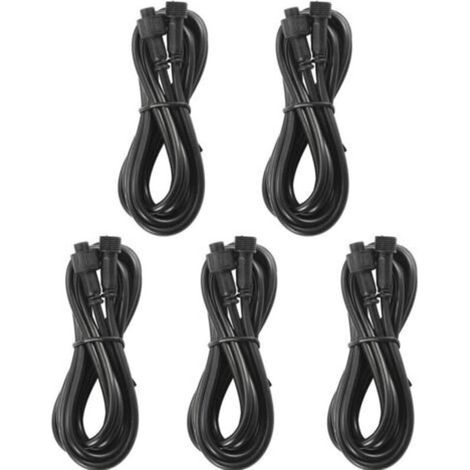 10 pcs 1M 2Pin Câble d'extension IP67 résistant à l'eau pour lampes LED Couleu RGB Spot Led Eclairage extérieur Spot