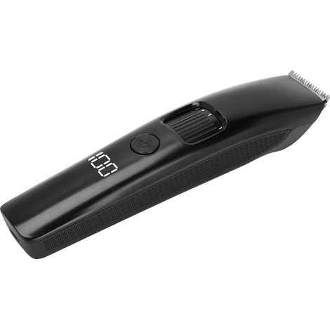 Tondeuse à cheveux électrique rechargeable, portable, pour salon de coiffure et usage domestique, noire (1/5)