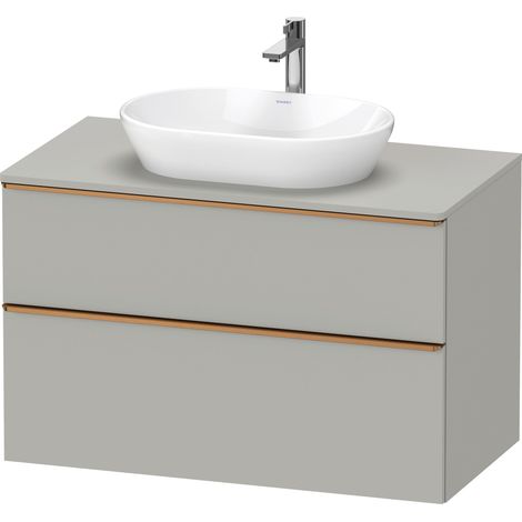 Duravit D-Neo, sous-vasque en console suspendue, 1000x664x550mm,