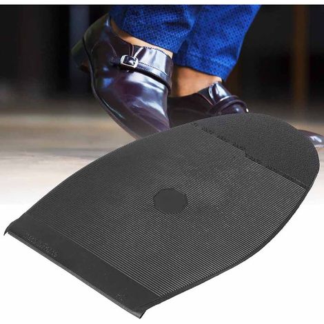 Chaussures de Sécurité en Cuir Noir à Semelle Antidérapante - Demi-Semelle Avant Renforcée (1/4)