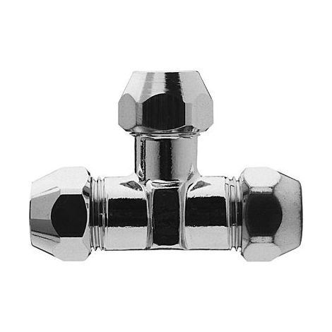 Universal T 451410 laiton chromé, 3/8 &quotx10 mm, avec 3 pressions