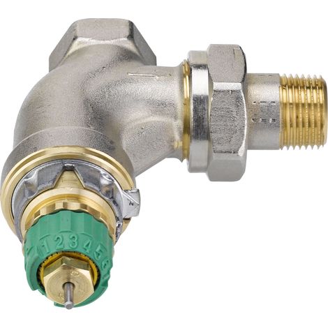 RA-DV 10 Dynam. HK-Ventil R 3/8, Eck, kurze Bauform