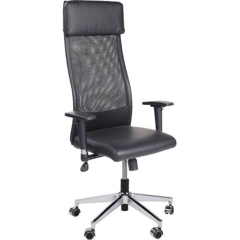 Silla de oficina Airflow Negro 65cm (ancho) x 120a128cm (alto) (1/5)