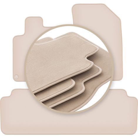 Tapis beiges PREMIUM pour : Peugeot 407 coupé, berline, break, SW 2004-2011 (1/5)
