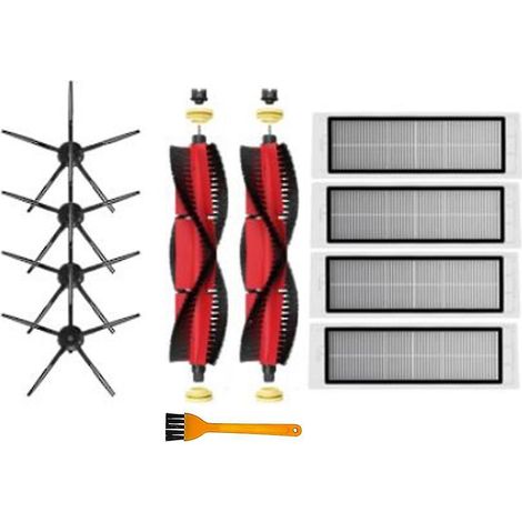 Zubehör für Staubsaugerroboter, Seitenbürste + Filter + Hauptbürste (1/4)