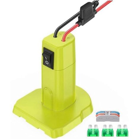 Kit de conversion adaptateur pour voiture électrique Ryobi 18 à roues et batterie