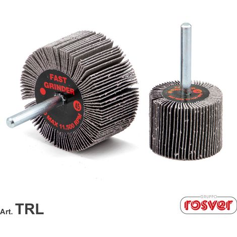 Ruote Lamellari Trizact - Rosver - 237AA TRL D.30x30 G.6 Gr.A45 - Conf.10pz