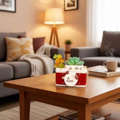 Pot de Plancher en Résine Épaisse pour Plantes Grasses - Idéal Décoration Intérieure et Extérieure
