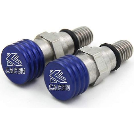 Vis de purge pour bouchon de réservoir de frein, entretoise de moyeu de roue et vis de purge usinées CNC pour motos Yamaha YZ250F (2009-2013) et YZ450F (2009-2015) (1/5)