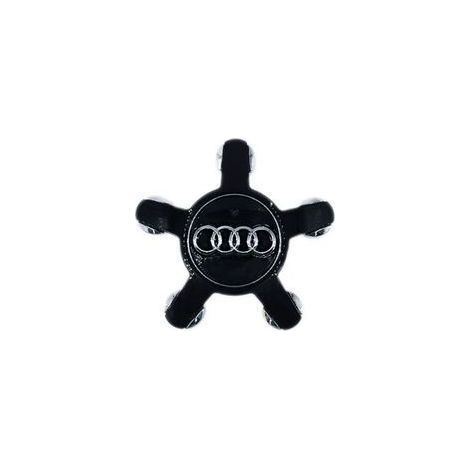 4 Pièces Auto Cache Moyeux Capuchons De Centre pour Audi A3 A4L A5 A6L A8L Q3 Q5. Centre de Jante Capuchons Cache de Roue Centrale Accessoires de Voiture.135mm.noir
