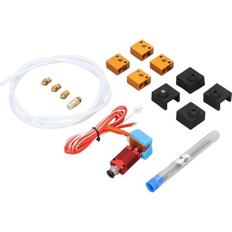 Kit 15 pièces Buse Laiton Bloc Aluminium Tête d'Extrusion Assemblage Imprimante 3D Accessoires (1/5)