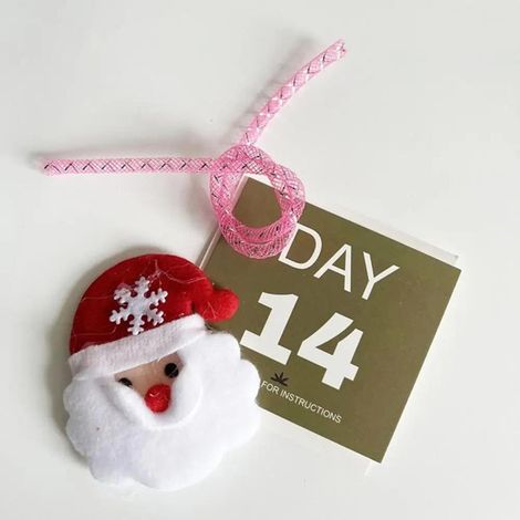 1 set of colors: see photo. Material: plastic. Christmas Advent calendar, Christmas toy, countdown calendar for toddlers.