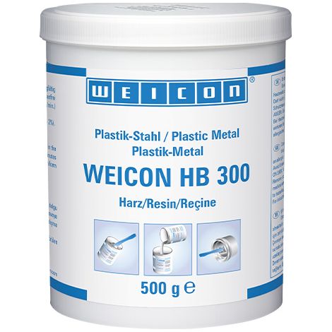 Epoxidharz zum Spachteln Weicon HB 300 dunkelgrau 0,5 kg