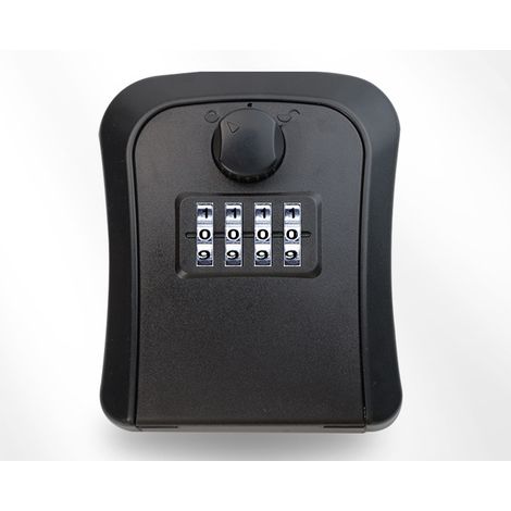 Cassaforte a muro nera per elettrodomestici con chiave di sicurezza [impermeabile e-AquaForge] (1/5)