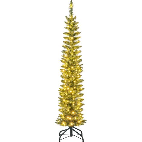 CASART5 FT Artificial Christmas Tree Pre-lit Xmas Tree w/ 296 Branch Tips (1/5)