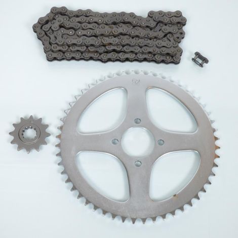Kit chaîne Kyoto pour Moto MBK 50 Xlimit 1997 à 1999 12X52 Neuf (1/2)
