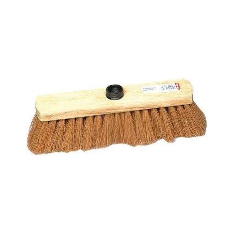 Escoba de coco 29cm con suela de madera (1/2)