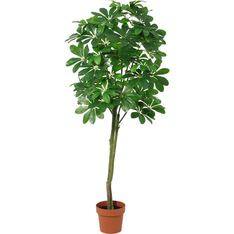 Plante Artificielle Pachira Aquatica Arbre Décoratif Intérieur Salon et Bureau 150 cm - PANGIVO (1/5)