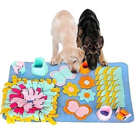 tapis D'entranement Pour Animaux De Compagnie De Fleur (45cm 75cm) Tapis D'alimentation Pour Chiens, Tapis Anti - Stress Pour L'entranement, Jou (1/5)