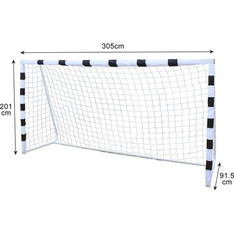 Buts de football pour enfants 305 x 201 cm (10Ft x 6.6Ft) pour jardin, but de football portable pour jeunes avec filet (1/5)