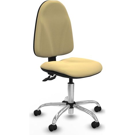 Piqueras y Crespo B0005RP Bürostuhl Creme, höhenverstellbar