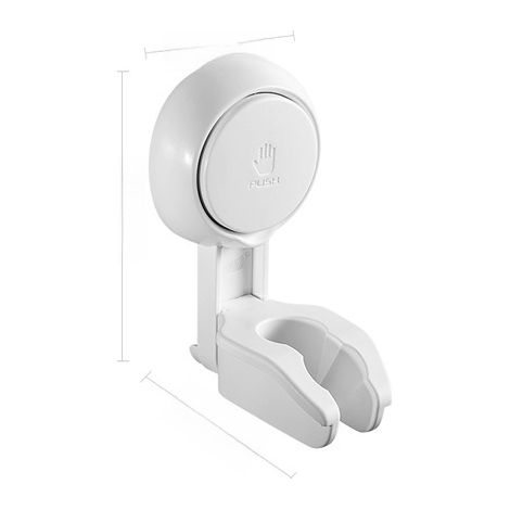 Support de douche Taili sans perçage, siège de douche, siège fixe avec buse réglable, accessoires de douche, blanc, emballage individuel, installation facile, sans perçage (1/5)