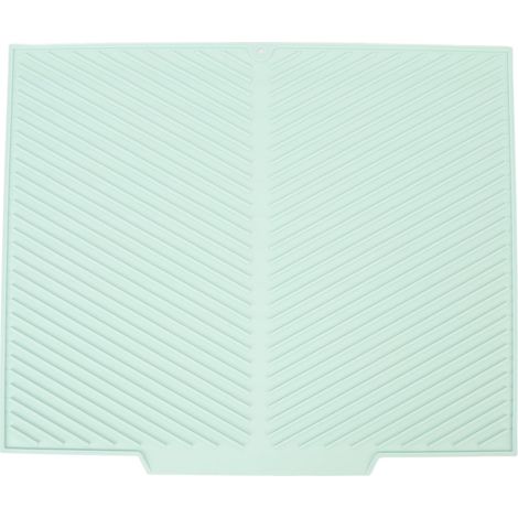 Tapis de Drainage de Plats 40.5x50.5cm - Silicone Food Grade, Résistant à la Chaleur, Multifonction pour Drainer, Isoler ou Protéger (1/5)