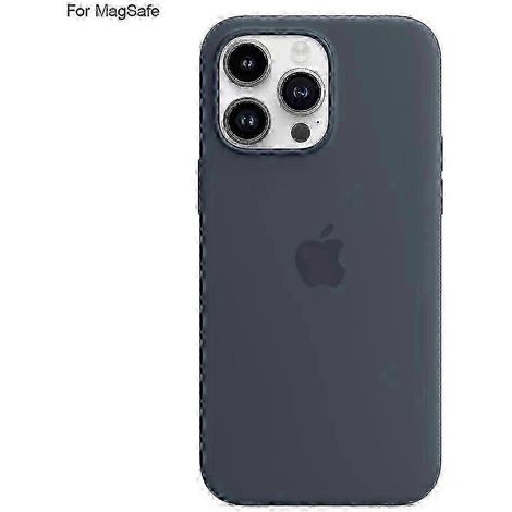 Stoßfeste Schutzhülle aus flüssigem Silikon, kompatibel mit MagSafe und iPhone 15 Pro, bietet verbesserten Halt und erhöhten Schutz vor Stürzen.