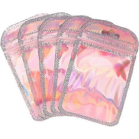 50 sachets d'emballage de haute qualité avec trou de suspension et fermeture à glissière, auto-scellants (2025) (1/3)