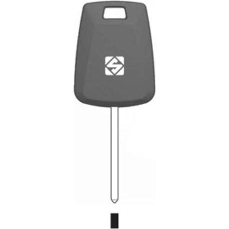 SILCA HU100CTE CHIAVE TRANSPONDER VUOTA NICHEL Q.TA 2