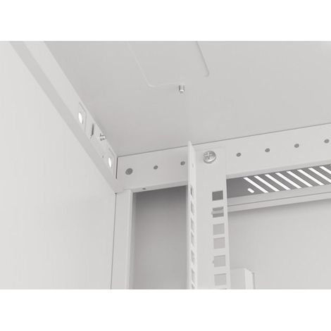 Lanberg Armoire Murale 12U Gris Acier Robuste