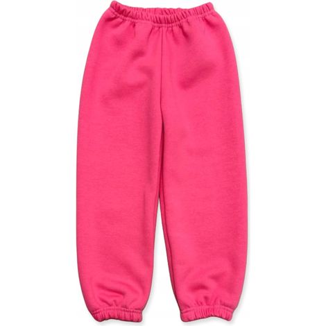 Warme Fleece-Jogginghose für Kinder, Größe 146, Herbst/Winter, Amarant (1/5)