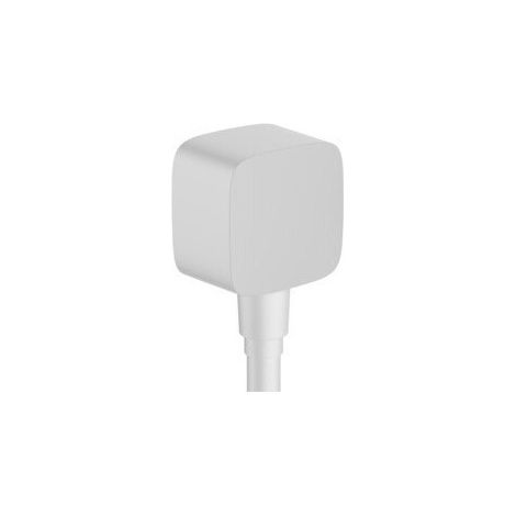 Coude de raccordement synthétique SoftCube blanc mat