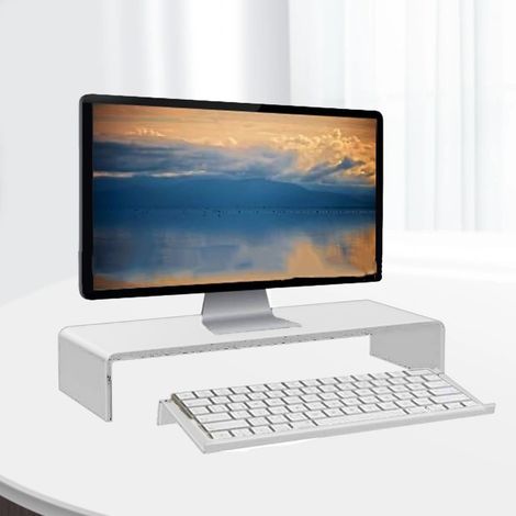 Tastaturständer, Tastaturständer fürs Homeoffice, transparent (1/5)