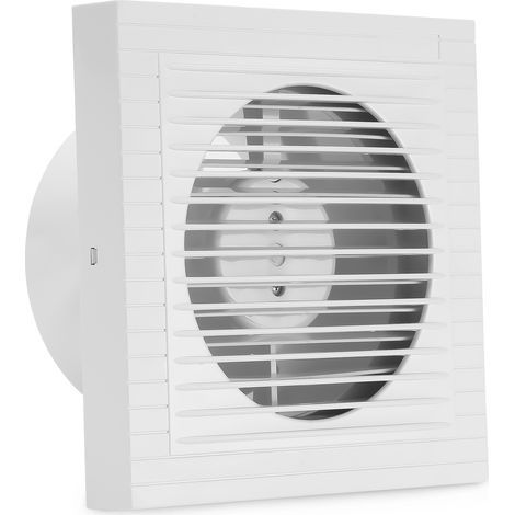 Randaco Ventilator mit Kugellagermotor, Nachlaufrelais, Ø 100mm Abluft, Badlüfter