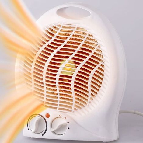 Tragbarer Heizlüfter, einstellbare Tischheizung mit konstanter Temperatur, 2 Heizmodi, 45°-Weitwinkel-Luftzufuhr